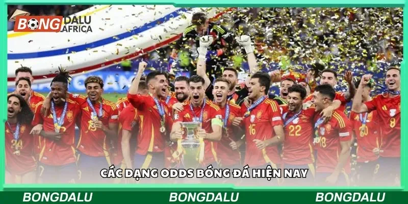 Các dạng odds bóng đá hiện nay