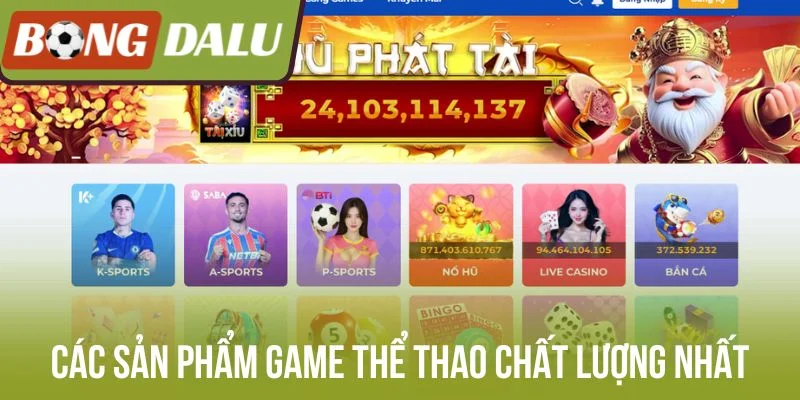 Các sản phẩm game thể thao chất lượng nhất